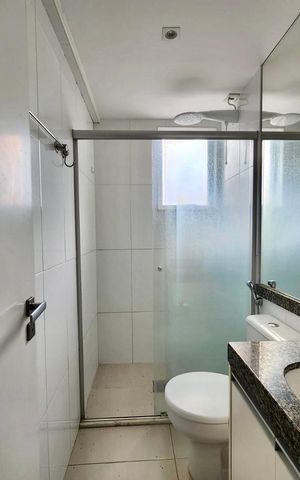 Apartamento à venda com 74m², 3 quartos e 2 vagas Apartamento à venda com 74m², 3 quartos e 2 vagasBanheiro da Suíte