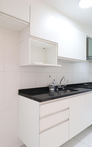 Apartamento para alugar com 79m², 2 quartos e 2 vagasCozinha e Área de serviço 