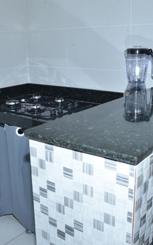Studio para alugar com 21m², 1 quarto e sem vagaDetalhe da cozinha