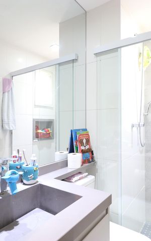 Apartamento para alugar com 120m², 3 quartos e 2 vagasBanheiro Social