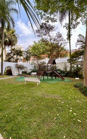 Apartamento para alugar com 127m², 3 quartos e 1 vaga Apartamento para alugar com 127m², 3 quartos e 1 vagaParque infantil e jardim