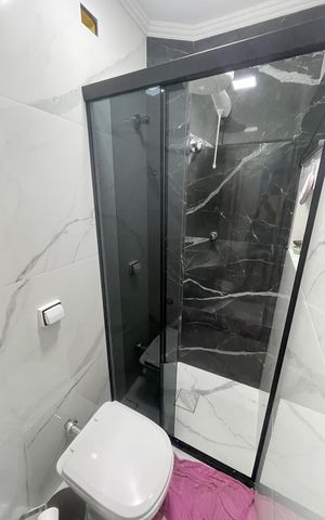 Apartamento para alugar com 100m², 3 quartos e 1 vaga Apartamento para alugar com 100m², 3 quartos e 1 vagaBanheiro da Suíte