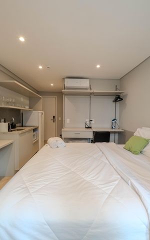 Studio para alugar com 25m², 1 quarto e sem vaga Studio para alugar com 25m², 1 quarto e sem vagaStudio