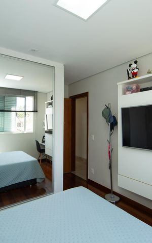 Apartamento à venda com 145m², 4 quartos e 2 vagas Apartamento à venda com 145m², 4 quartos e 2 vagasQUARTO3