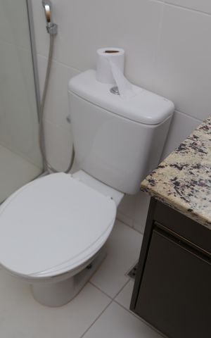 Apartamento para alugar com 56m², 2 quartos e 1 vaga Apartamento para alugar com 56m², 2 quartos e 1 vagaBanheiro da Suíte