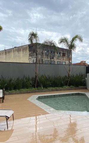 Studio para alugar com 39m², 2 quartos e 1 vaga Studio para alugar com 39m², 2 quartos e 1 vagaÁrea comum - Piscina