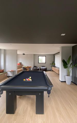 Studio para alugar com 39m², 2 quartos e 1 vaga Studio para alugar com 39m², 2 quartos e 1 vagaSala de Jogos