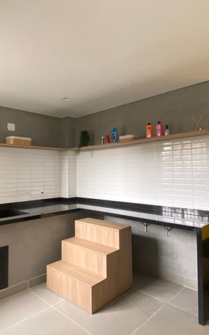 Studio para alugar com 39m², 2 quartos e 1 vaga Studio para alugar com 39m², 2 quartos e 1 vagaÁrea Pet