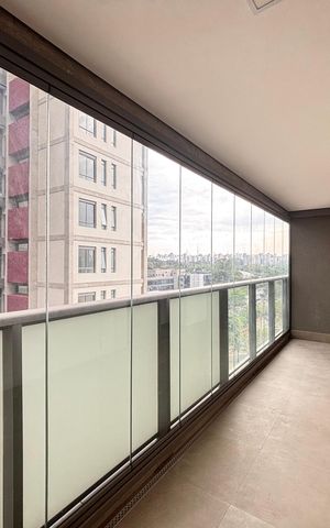 Apartamento para alugar com 53m², 1 quarto e 1 vaga Apartamento para alugar com 53m², 1 quarto e 1 vagaVaranda