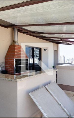 Apartamento para alugar com 32m², 1 quarto e 1 vaga Apartamento para alugar com 32m², 1 quarto e 1 vagaÁrea comum - Churrasqueira