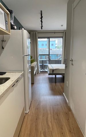Apartamento para alugar com 27m², 1 quarto e sem vaga Apartamento para alugar com 27m², 1 quarto e sem vagaStudio/Cozinha