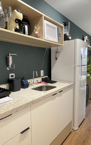 Apartamento para alugar com 27m², 1 quarto e sem vaga Apartamento para alugar com 27m², 1 quarto e sem vagaStudio/Cozinha