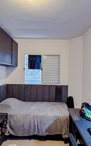 Apartamento à venda com 50m², 2 quartos e 1 vagaQuarto 2