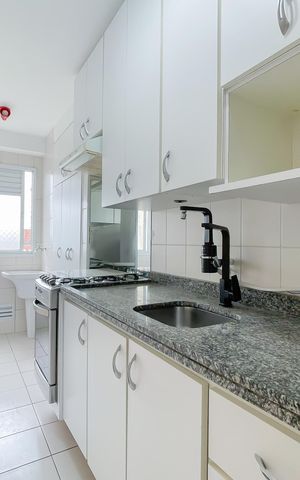 Apartamento para alugar com 60m², 2 quartos e 1 vagaCozinha e Área de Serviço