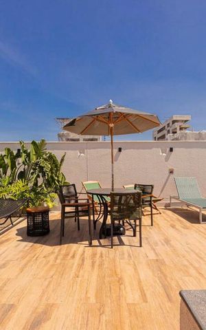 Studio para alugar com 27m², 1 quarto e sem vaga Studio para alugar com 27m², 1 quarto e sem vagaÁrea comum - Piscina