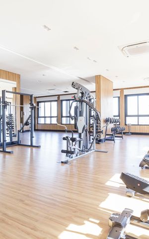 Studio para alugar com 27m², 1 quarto e sem vaga Studio para alugar com 27m², 1 quarto e sem vagaÁrea comum - Academia