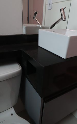 Apartamento para alugar com 110m², 2 quartos e 1 vagaBanheiro Social