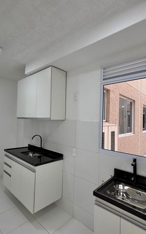 Apartamento à venda com 43m², 2 quartos e sem vaga Apartamento à venda com 43m², 2 quartos e sem vagaCozinha e Área de Serviço