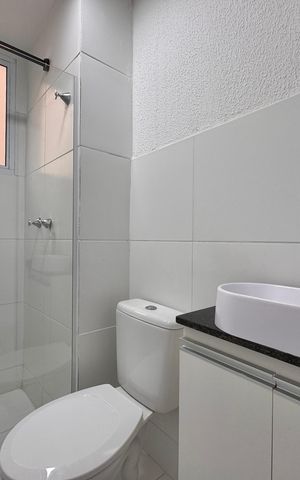 Apartamento à venda com 43m², 2 quartos e sem vaga Apartamento à venda com 43m², 2 quartos e sem vagaBanheiro Social