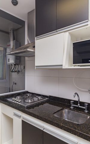 Apartamento para alugar com 40m², 1 quarto e 1 vaga Apartamento para alugar com 40m², 1 quarto e 1 vagaCozinha