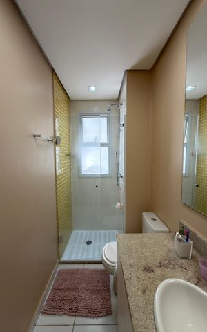 Apartamento à venda com 123m², 3 quartos e 2 vagas Apartamento à venda com 123m², 3 quartos e 2 vagasBanheiro Social
