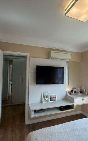 Apartamento à venda com 123m², 3 quartos e 2 vagas Apartamento à venda com 123m², 3 quartos e 2 vagasQuarto 1 - Suíte