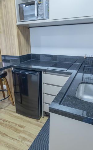 Studio à venda com 23m², 1 quarto e sem vaga Studio à venda com 23m², 1 quarto e sem vagaCozinha