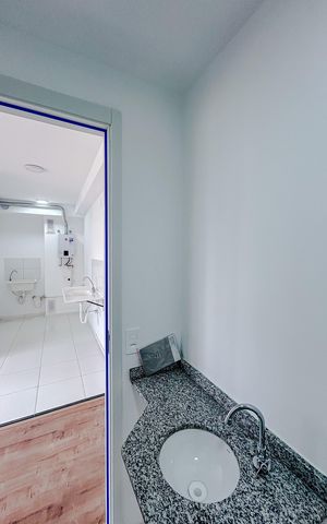 Apartamento para alugar com 34m², 2 quartos e sem vagaBanheiro