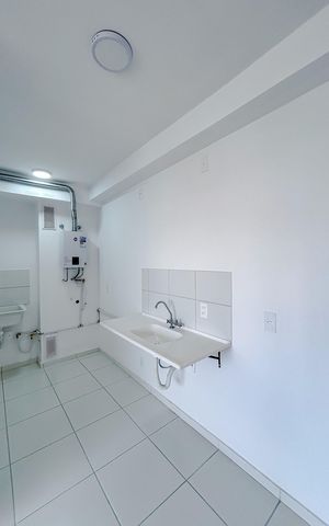 Apartamento para alugar com 34m², 2 quartos e sem vagaCozinha e Área de Serviço