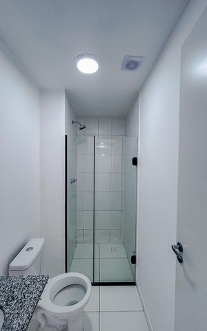 Apartamento para alugar com 34m², 2 quartos e sem vagaBanheiro