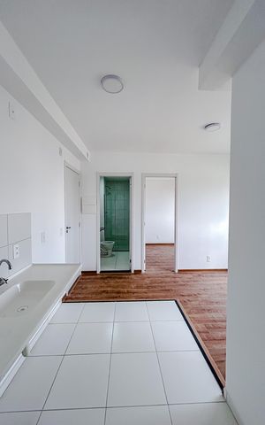 Apartamento para alugar com 34m², 2 quartos e sem vagaCozinha e Área de Serviço
