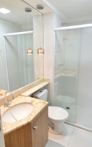 Apartamento para alugar com 60m², 2 quartos e 1 vagaBanheiro Social