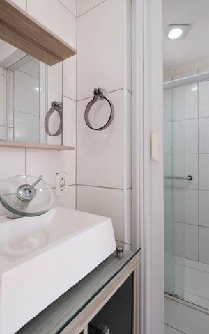 Apartamento para alugar com 56m², 2 quartos e 1 vagaBanheiro