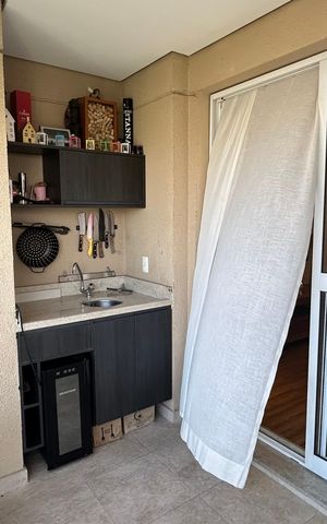 Apartamento à venda com 82m², 3 quartos e 2 vagas Apartamento à venda com 82m², 3 quartos e 2 vagasVaranda da Sala