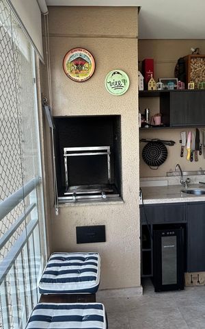 Apartamento à venda com 82m², 3 quartos e 2 vagas Apartamento à venda com 82m², 3 quartos e 2 vagasVaranda da Sala