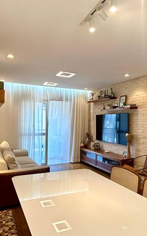 Apartamento à venda com 82m², 3 quartos e 2 vagas Apartamento à venda com 82m², 3 quartos e 2 vagasSala