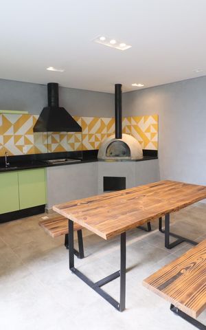 Apartamento à venda com 25m², 1 quarto e sem vagaÁrea comum - Churrasqueira