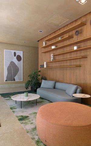 Apartamento à venda com 121m², 2 quartos e 2 vagasHall Social