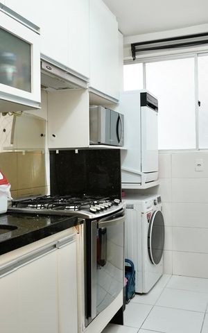Apartamento à venda com 66m², 3 quartos e 1 vaga Apartamento à venda com 66m², 3 quartos e 1 vagaCozinha e Área de Serviço