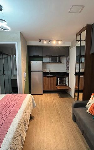 Apartamento à venda com 27m², 1 quarto e sem vaga Apartamento à venda com 27m², 1 quarto e sem vagaCozinha