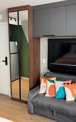 Apartamento à venda com 27m², 1 quarto e sem vaga Apartamento à venda com 27m², 1 quarto e sem vagaSala
