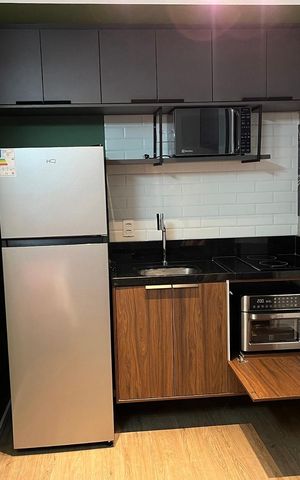 Apartamento à venda com 27m², 1 quarto e sem vaga Apartamento à venda com 27m², 1 quarto e sem vagaCozinha