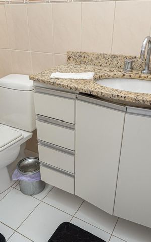 Apartamento para alugar com 110m², 3 quartos e 2 vagas Apartamento para alugar com 110m², 3 quartos e 2 vagasBanheiro da Suíte