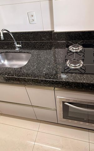Apartamento à venda com 76m², 3 quartos e 2 vagasCozinha