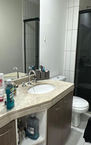 Apartamento para alugar com 68m², 1 quarto e 2 vagas Apartamento para alugar com 68m², 1 quarto e 2 vagasBanheiro