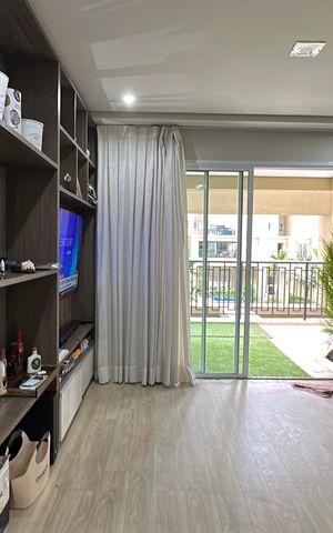 Apartamento para alugar com 68m², 1 quarto e 2 vagas Apartamento para alugar com 68m², 1 quarto e 2 vagasSala
