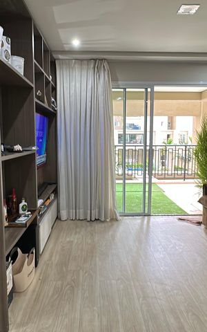 Apartamento para alugar com 68m², 1 quarto e 2 vagas Apartamento para alugar com 68m², 1 quarto e 2 vagasSala