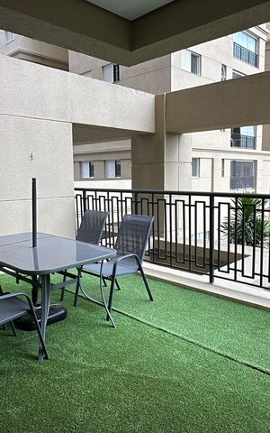 Apartamento para alugar com 68m², 1 quarto e 2 vagas Apartamento para alugar com 68m², 1 quarto e 2 vagasVaranda da Sala