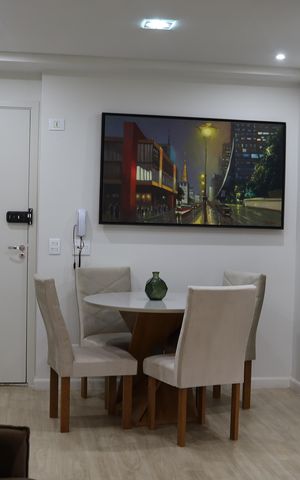 Apartamento para alugar com 68m², 1 quarto e 2 vagas Apartamento para alugar com 68m², 1 quarto e 2 vagasSala