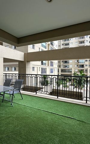 Apartamento para alugar com 68m², 1 quarto e 2 vagas Apartamento para alugar com 68m², 1 quarto e 2 vagasVaranda da Sala